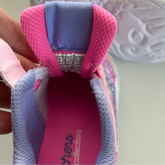 NEW SKECHERS unicorn storm (toddler) in pink-lavender - Picture 6 of 7